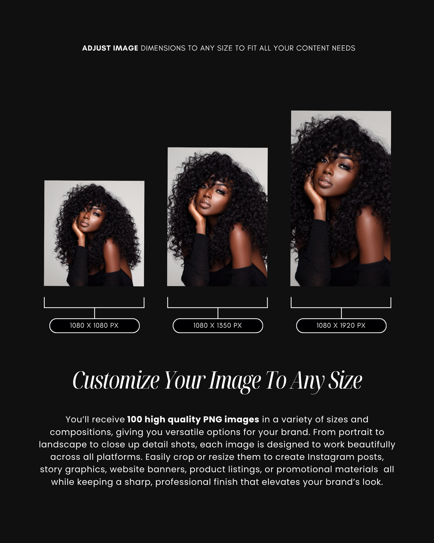 LUXURY HAIR STOCK PHOTOS VOL.1