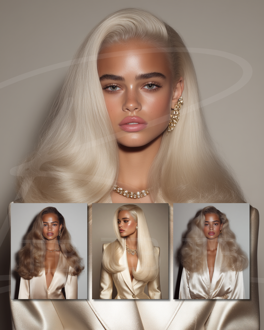 CHAMPAGNE HAIR STOCK PHOTOS