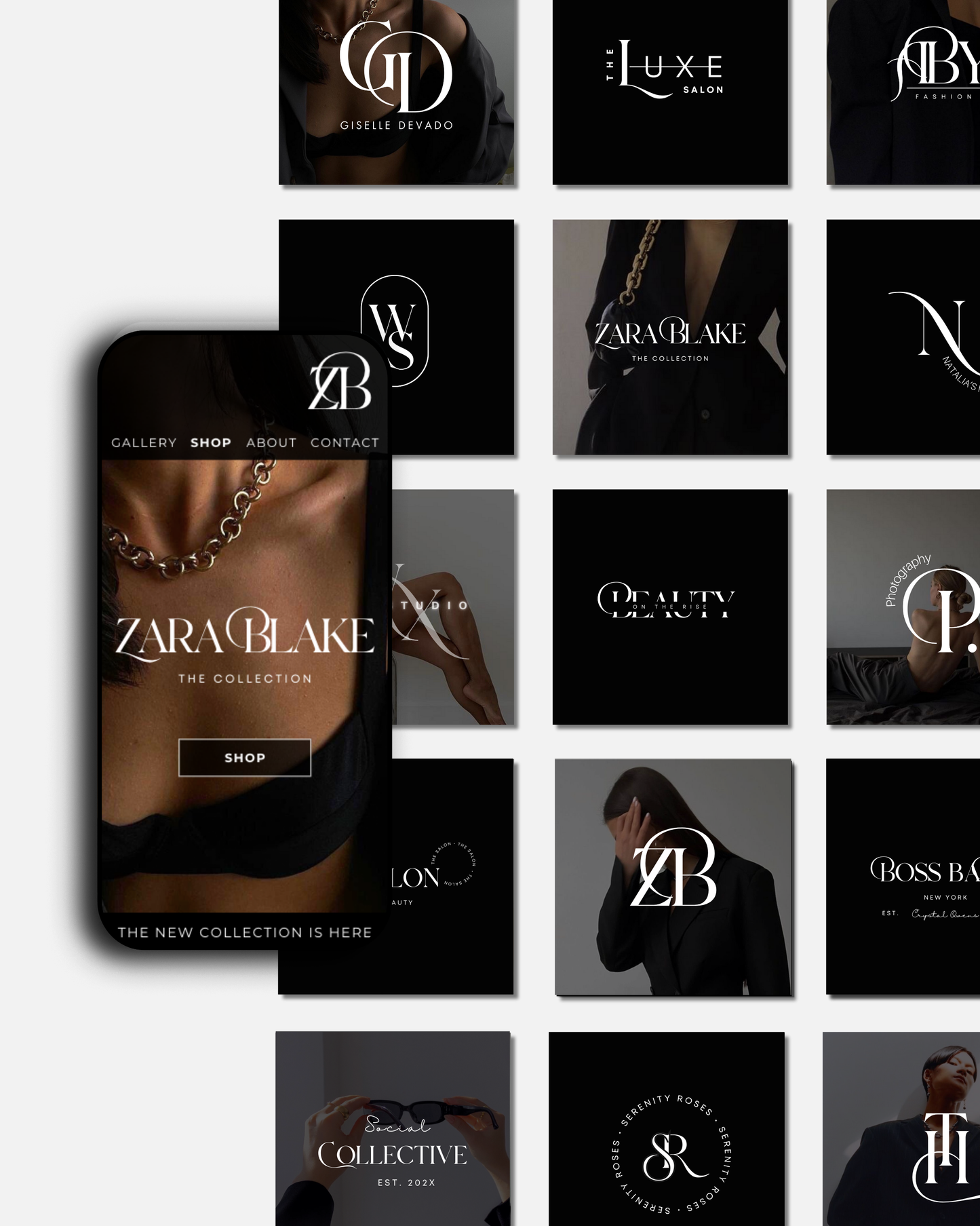 LUXE ANIMATED LOGO TEMPLATES
